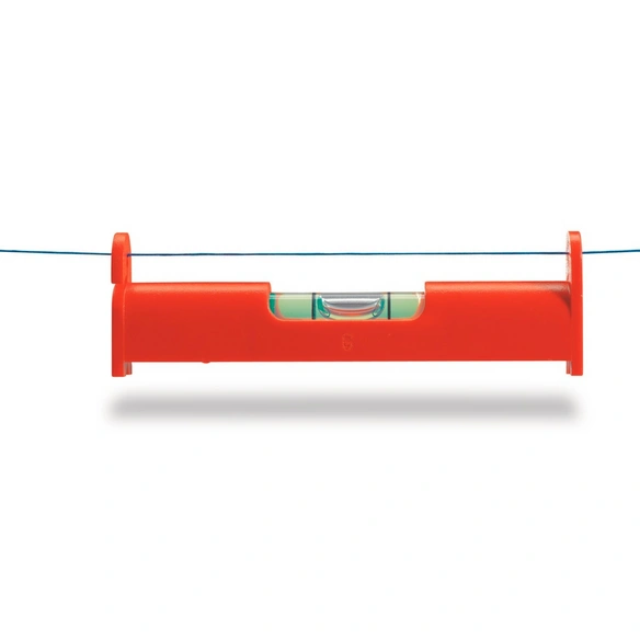 Schnurwasserwaage »Typ SWW«, rot, LxBxH: 7,9 x 1,3 x 2,5 cm
