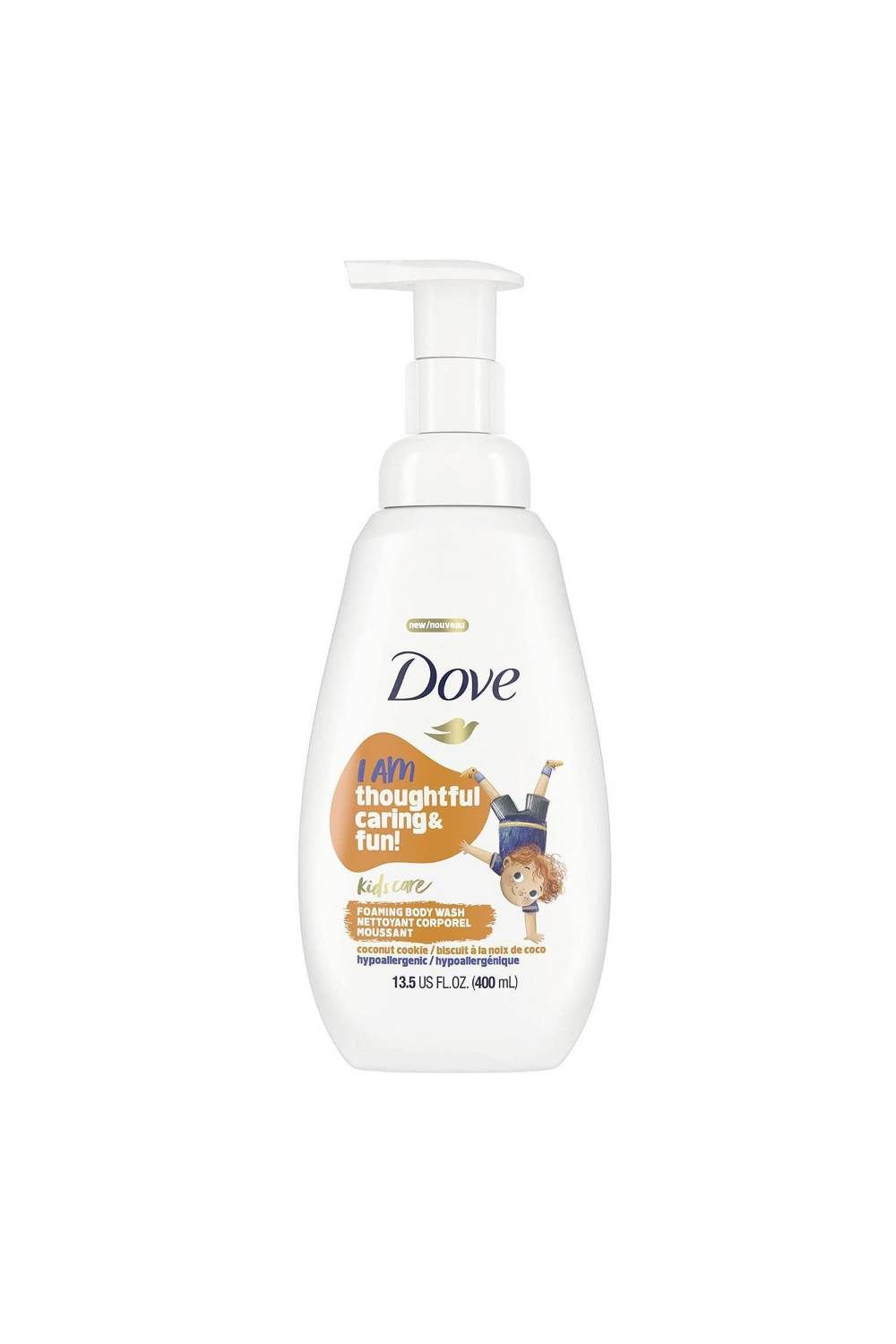 Dove Kids Care Hypoallergenic Skin Care 'Body Wash' 400ml, 6pk