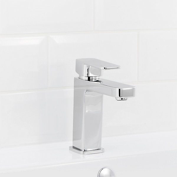 Mitigeur de lavabo chromé GoodHome Pazar