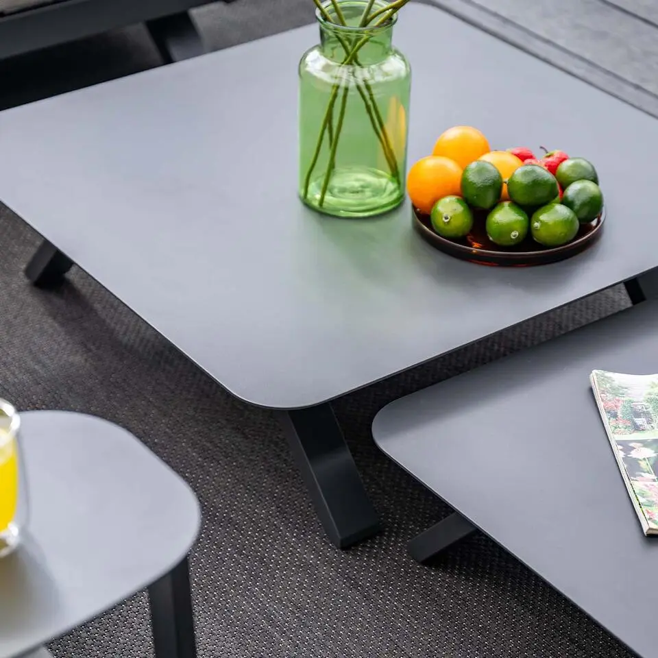 Garden Impressions Medellin loungetafels - donker grijs