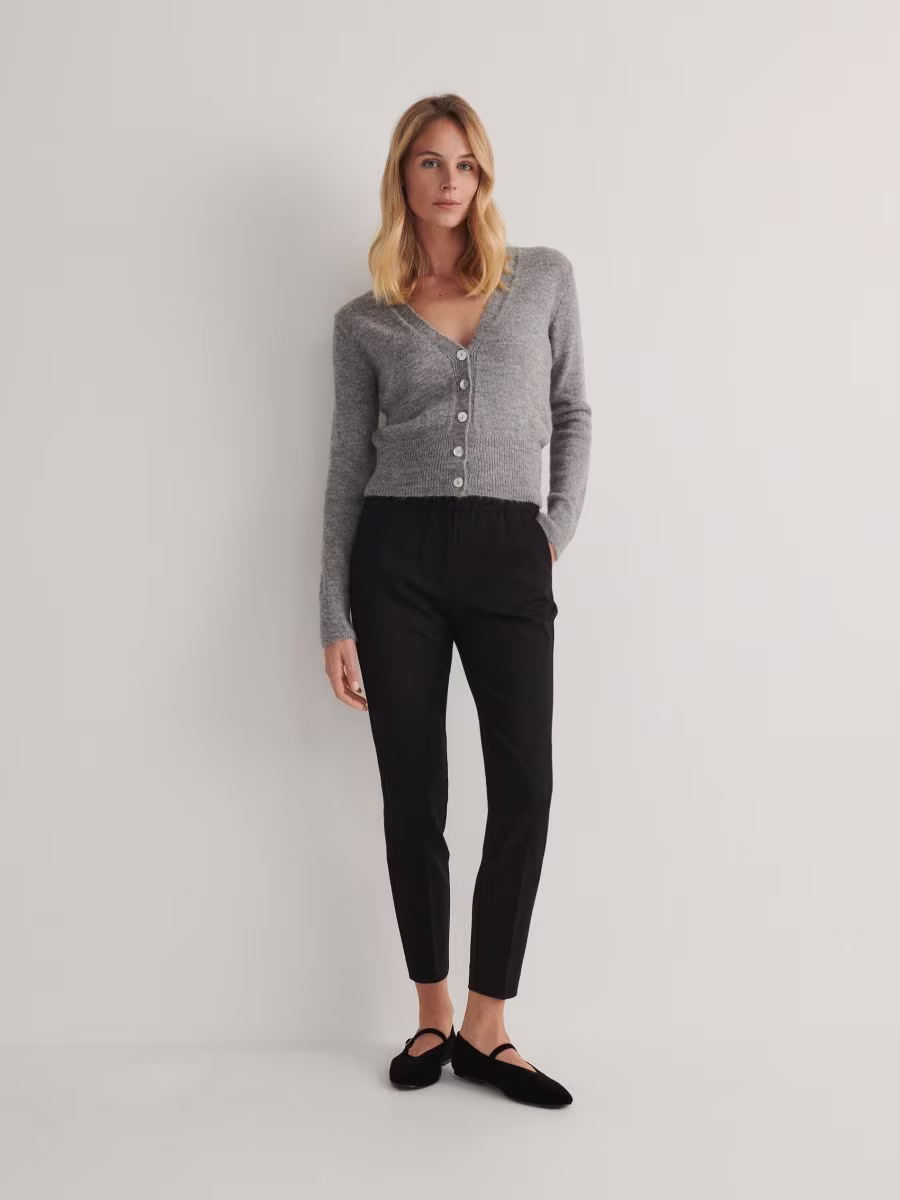 Trousers With Pressed Crease