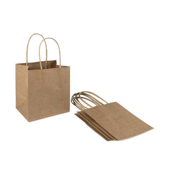 Kraft Gift Bag 12cm 5 Pack