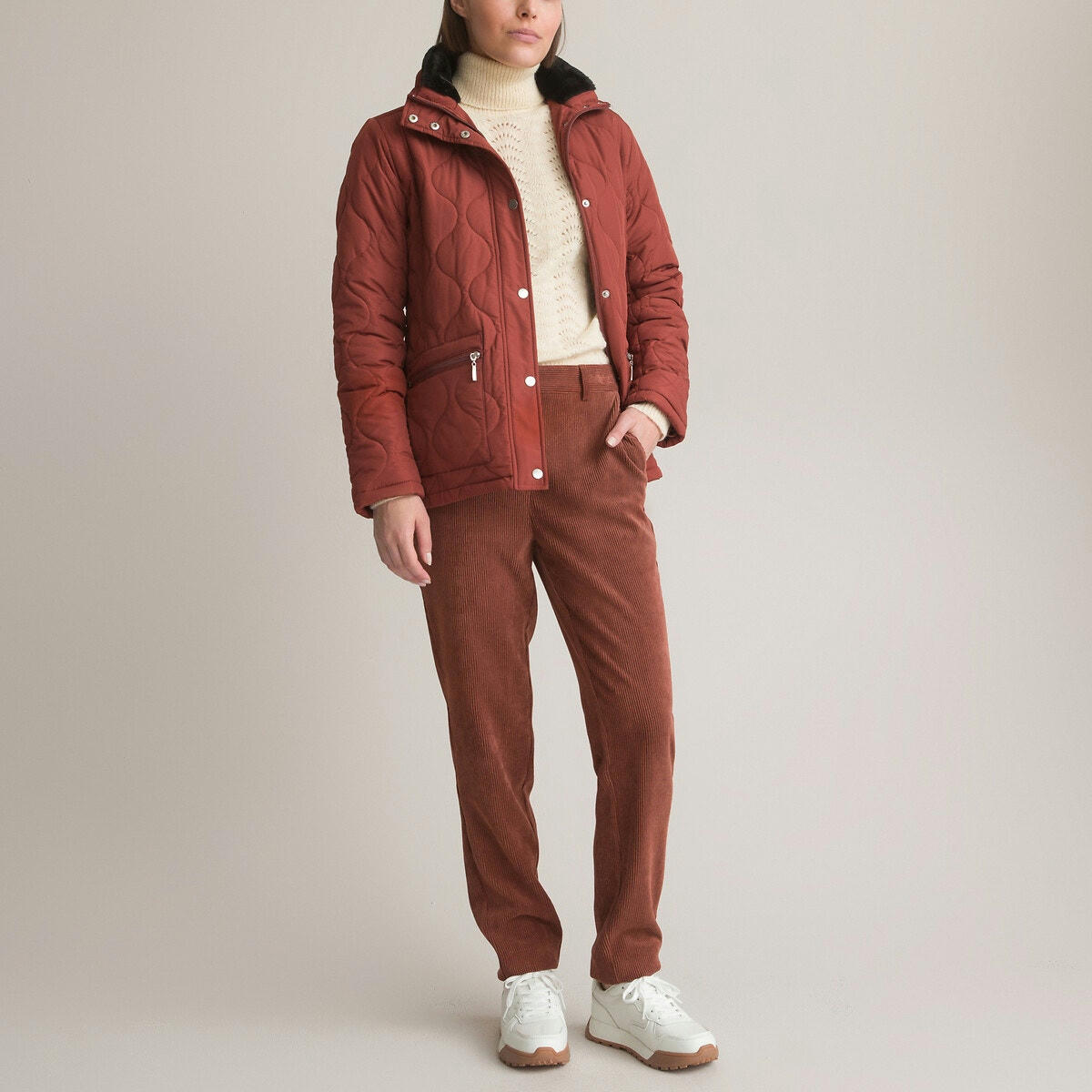 Pantalon chino velours