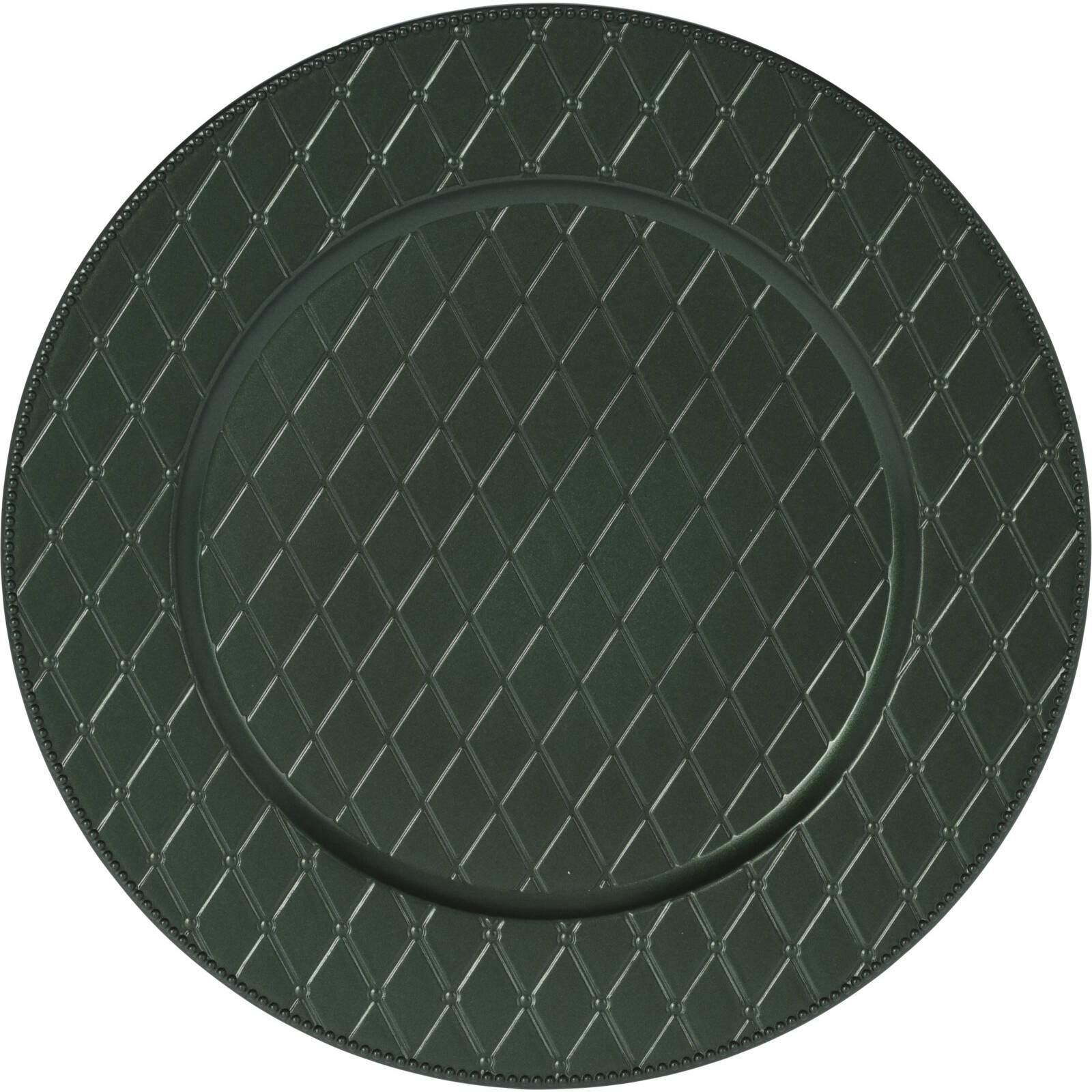 Podstawka dekoracyjna pod talerz, Ø 33 cm, zielony