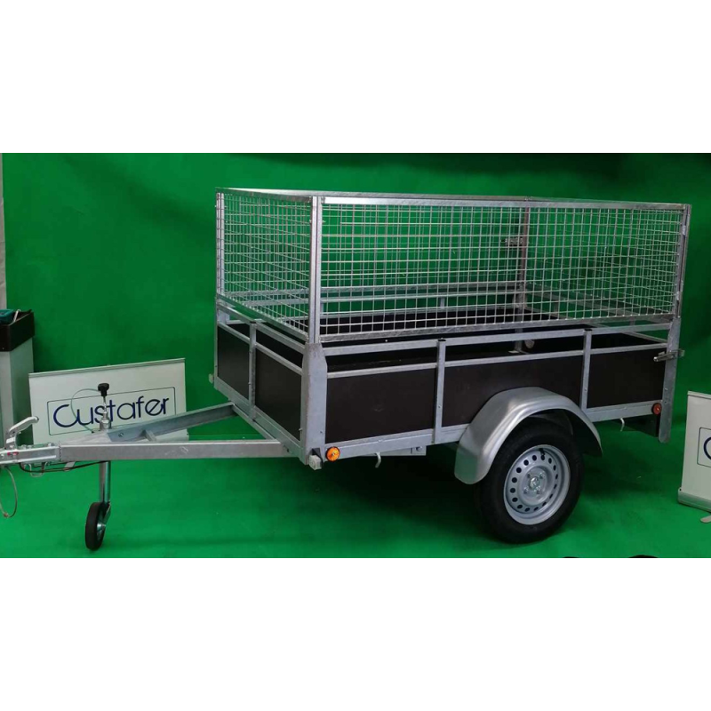 Cage feuille en fer pour remorque 200 x 100 cm CUSTAFER