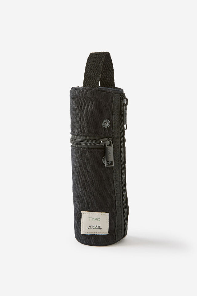 Barrel Canvas Pencil Case