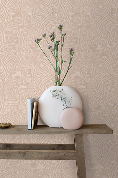ESTAhome papier peint 3D motif nuages rose clair 53 cm x 10.05 m