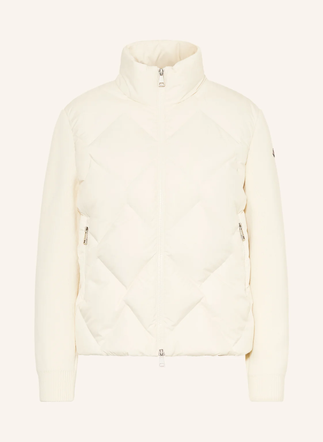 MONCLER Strickjacke im Materialmix