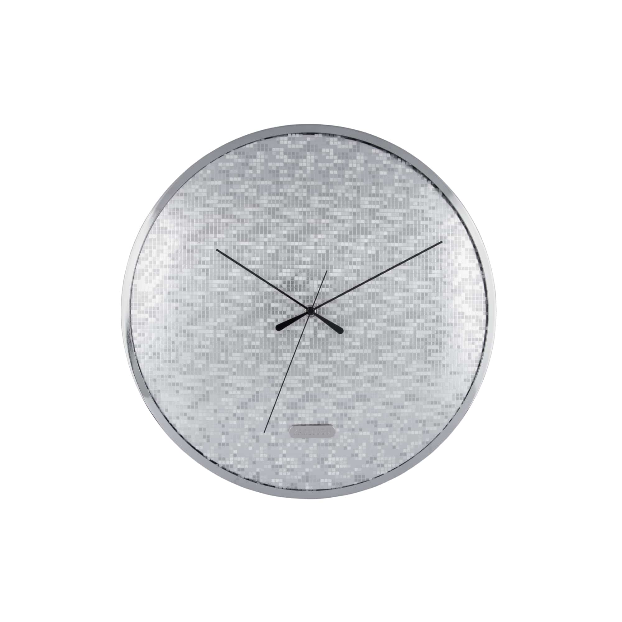 Karlsson wandklok Disco - zilver - Ø40cm