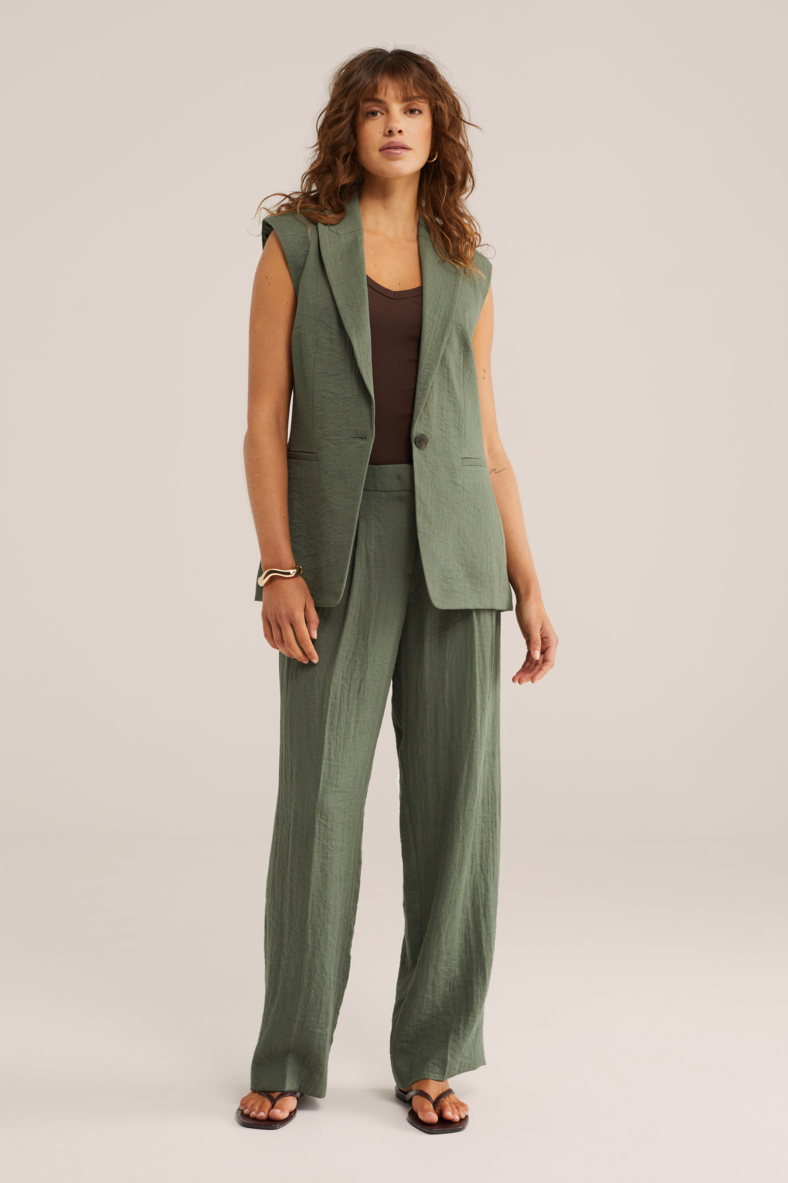 Dames regular fit gilet