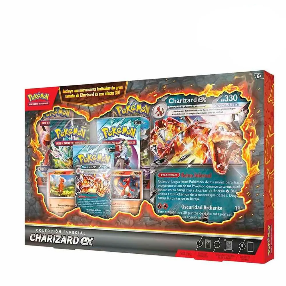 Pokemon Trading Card Game Charizard EX trading cards spanish