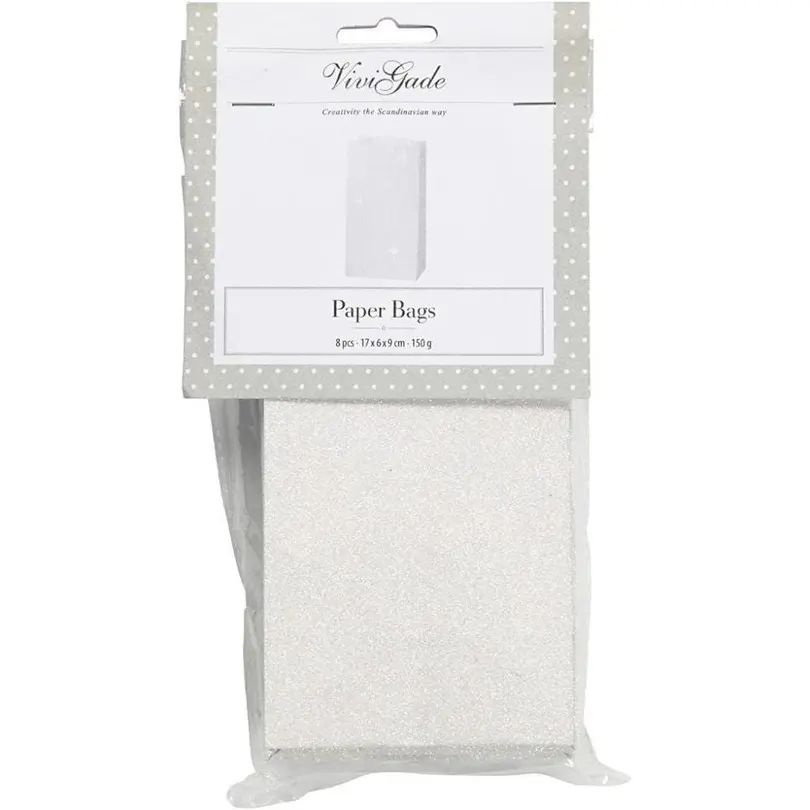 Geschenktüte 8er-Set Glitzer