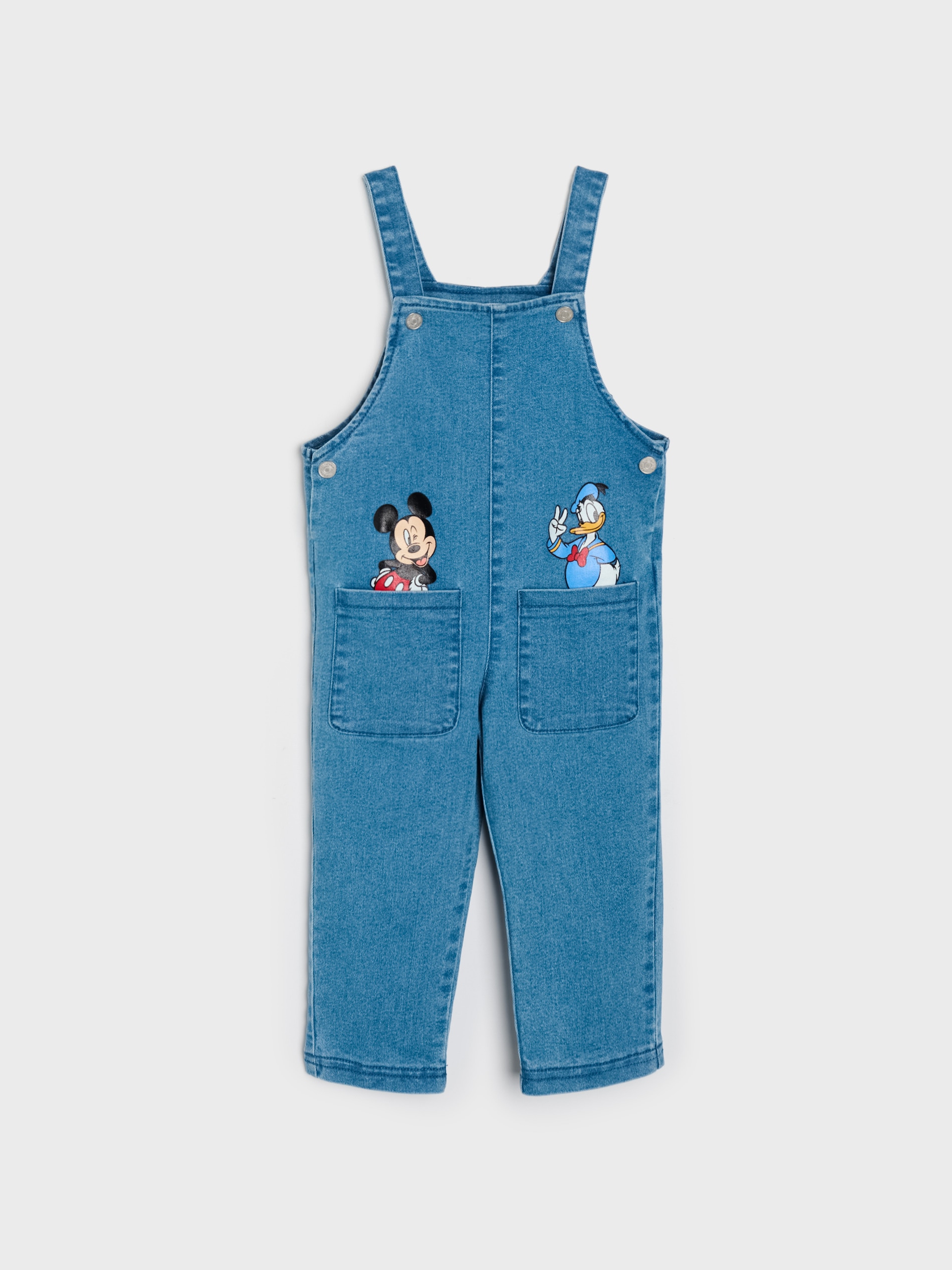Jeansy ogrodniczki Mickey and Donald