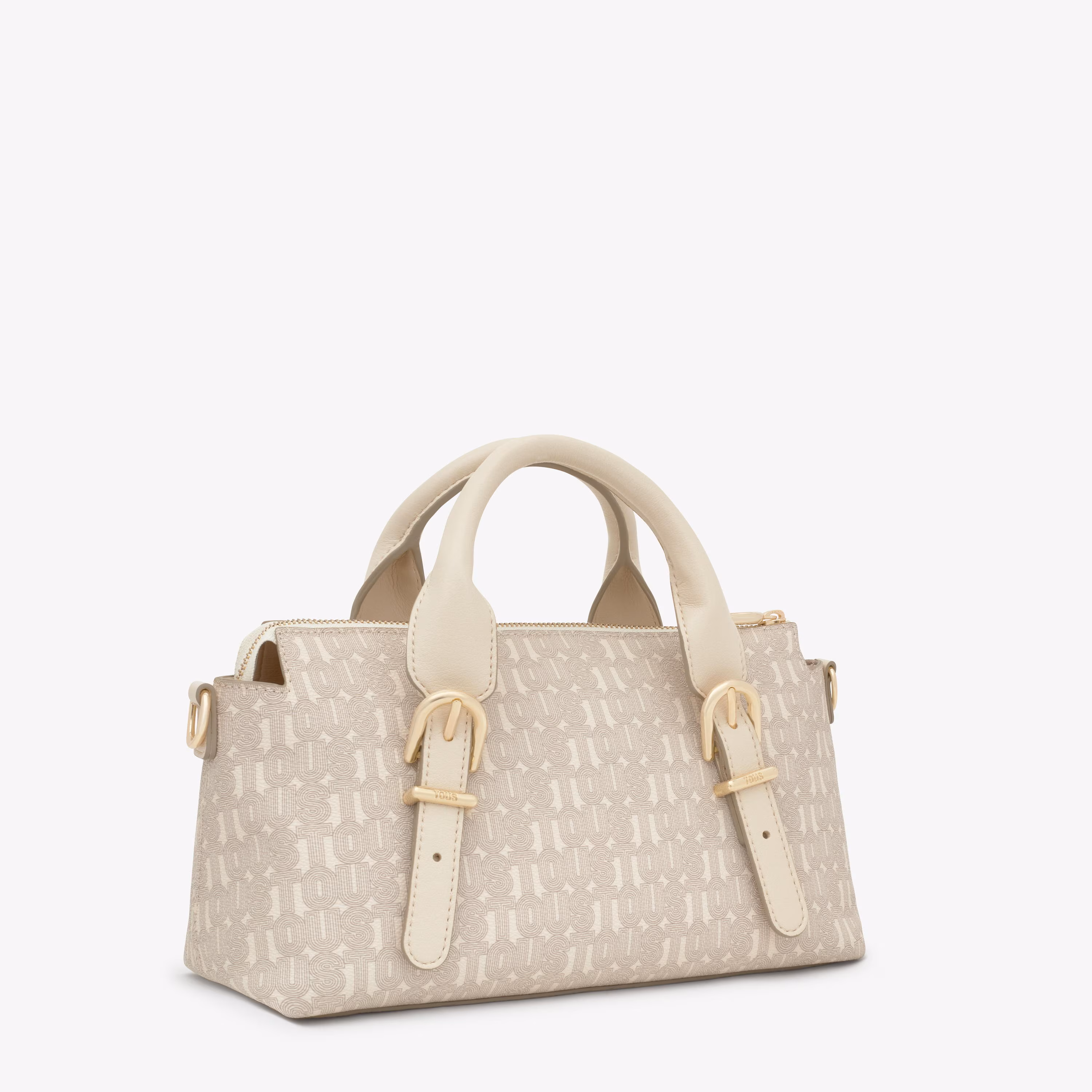 Bowling mediano beige TOUS Buckles Silhouette