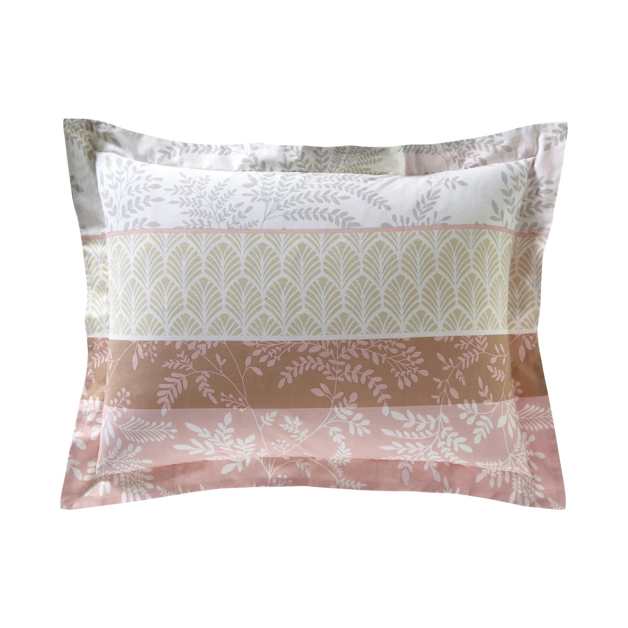 BRANCHETTE - Taie d'oreiller 50x70 rose en coton