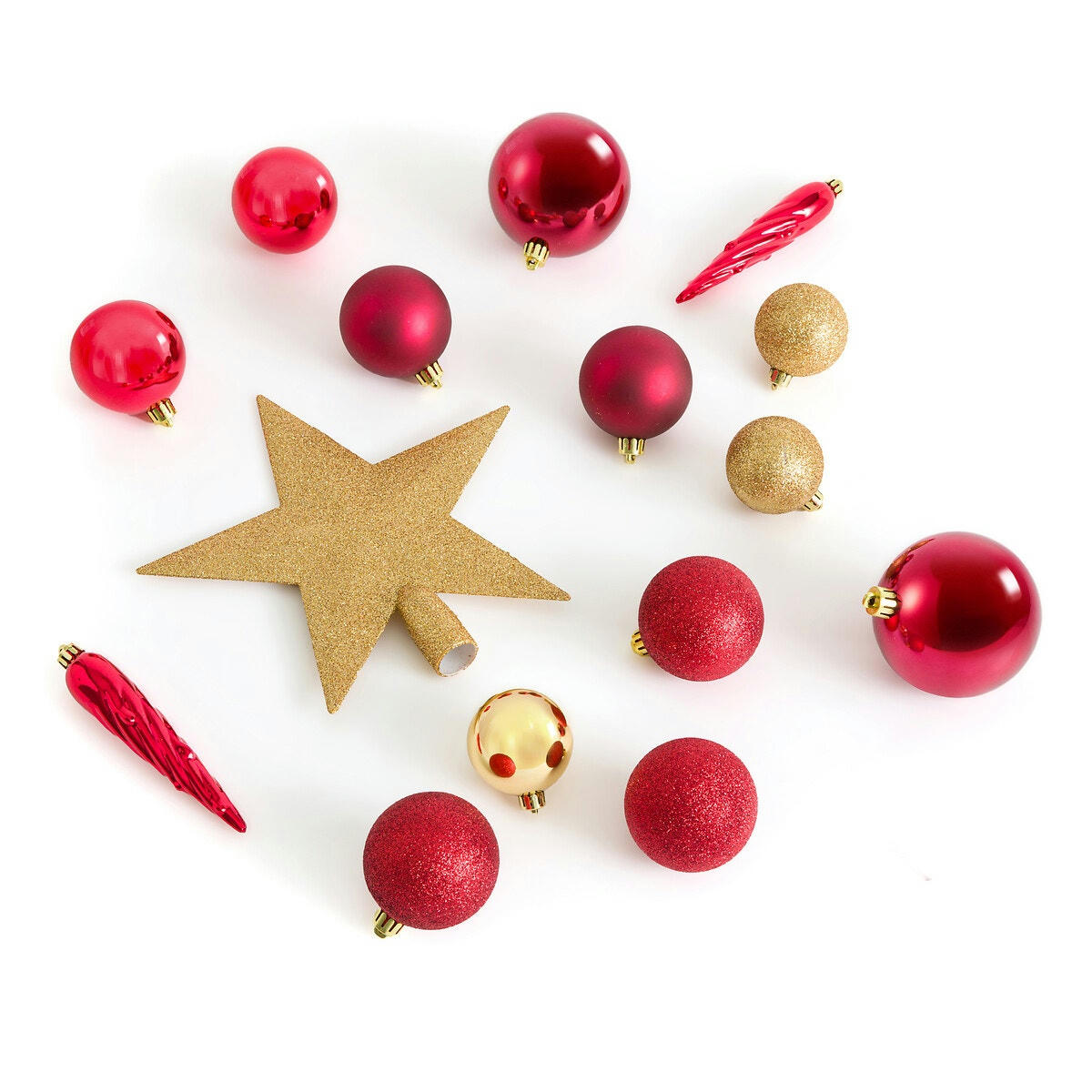 Coffret de 33 boules de Noël, Caspar