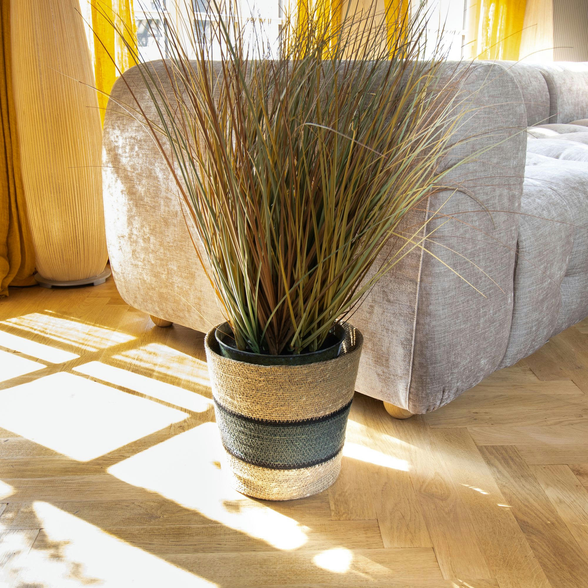 JERI - Panier en jonc de mer h25cm