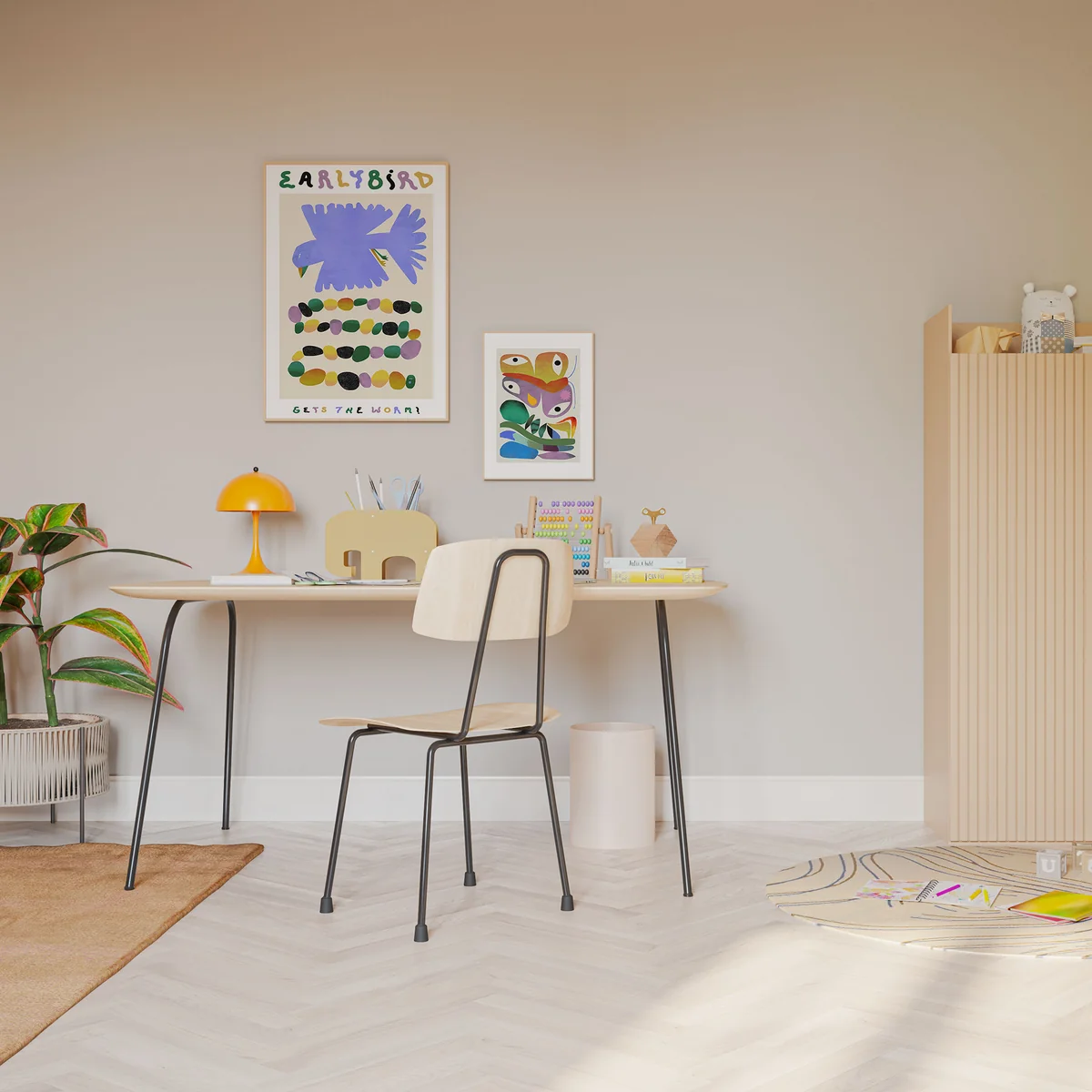 Paper Collective - Early Bird Gets The Worm Poster