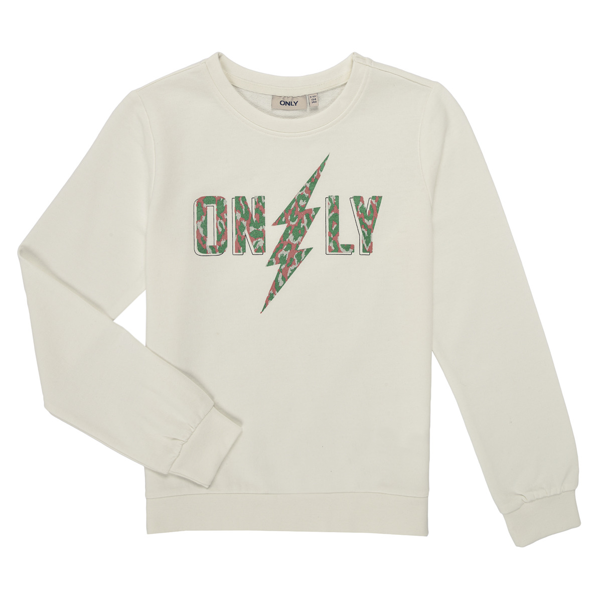 Only - KOGRUNA L/S O-NECK UB CS SWT - White