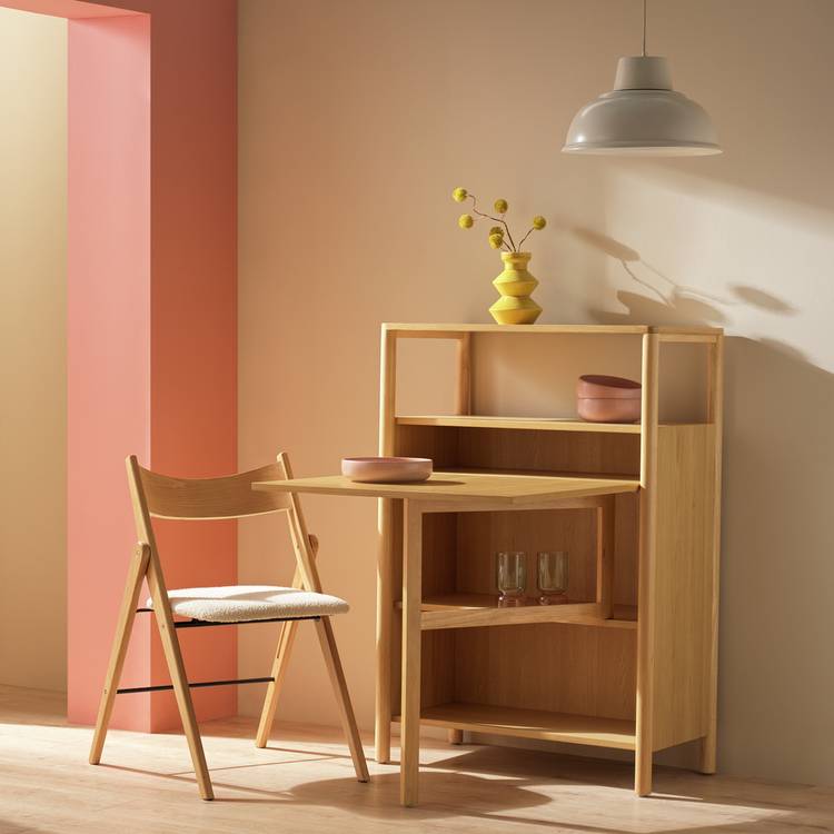 Habitat Zepher Sideboard Folding Table - Natural