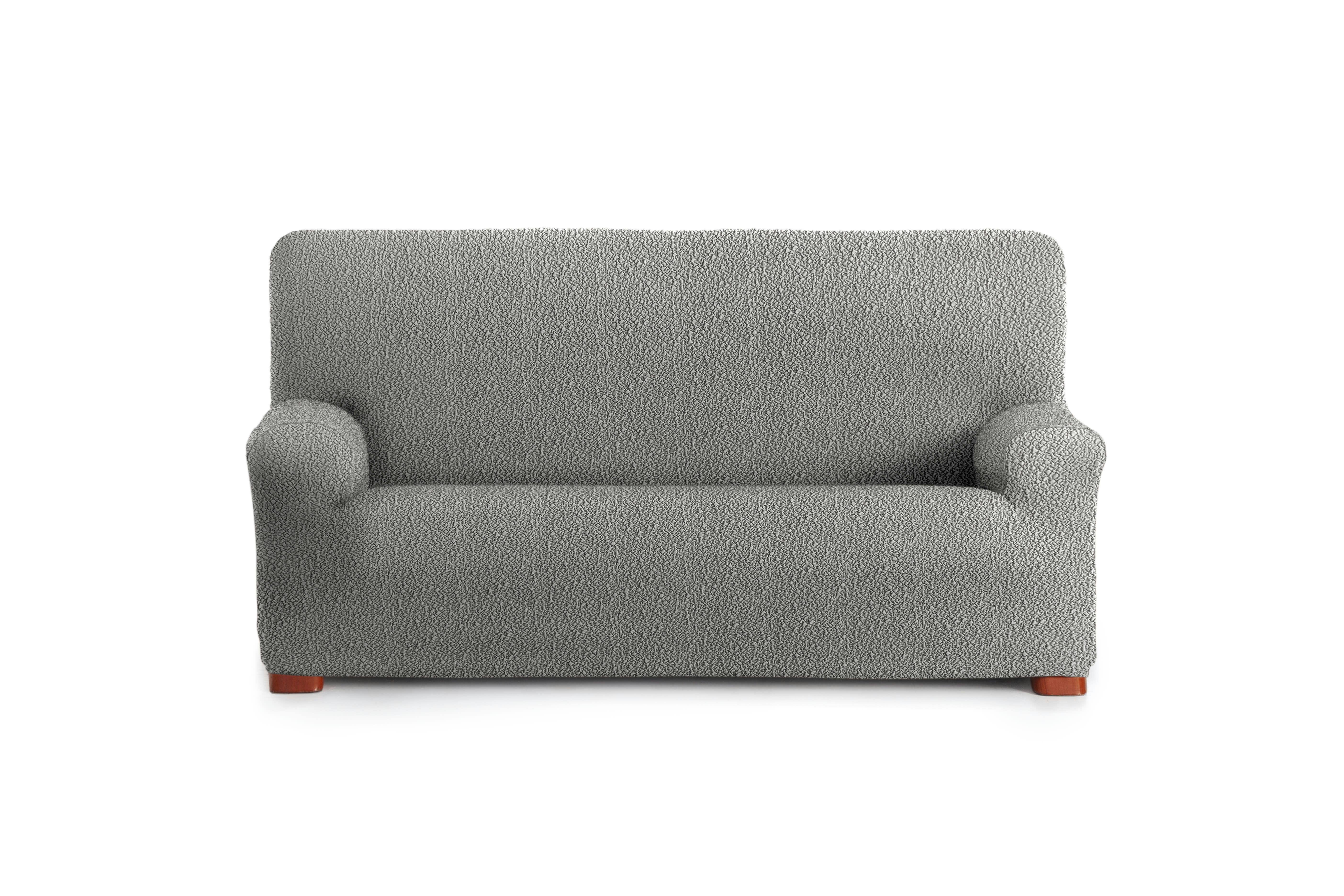 EYSA - Housse de canapé 3 places extensible gris clair 180 - 260 cm