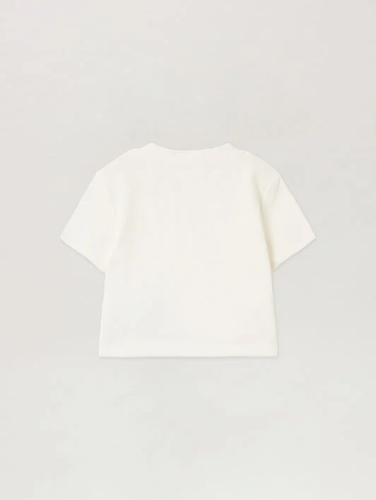 Logo Ribbed Baby T-Shirt