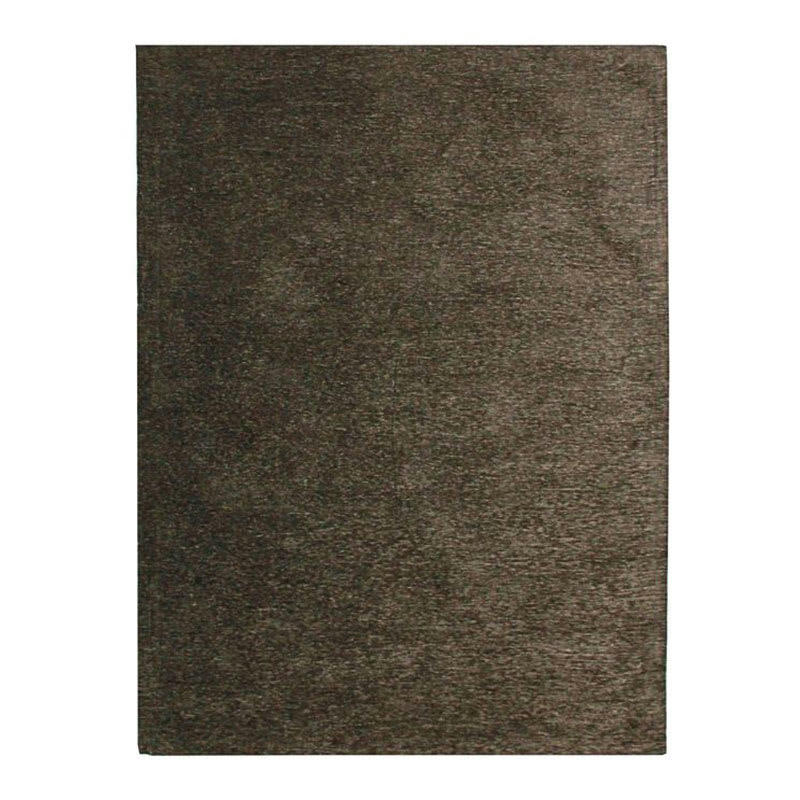 INTENSE - Tapis texturé vintage marron écorce 190x290