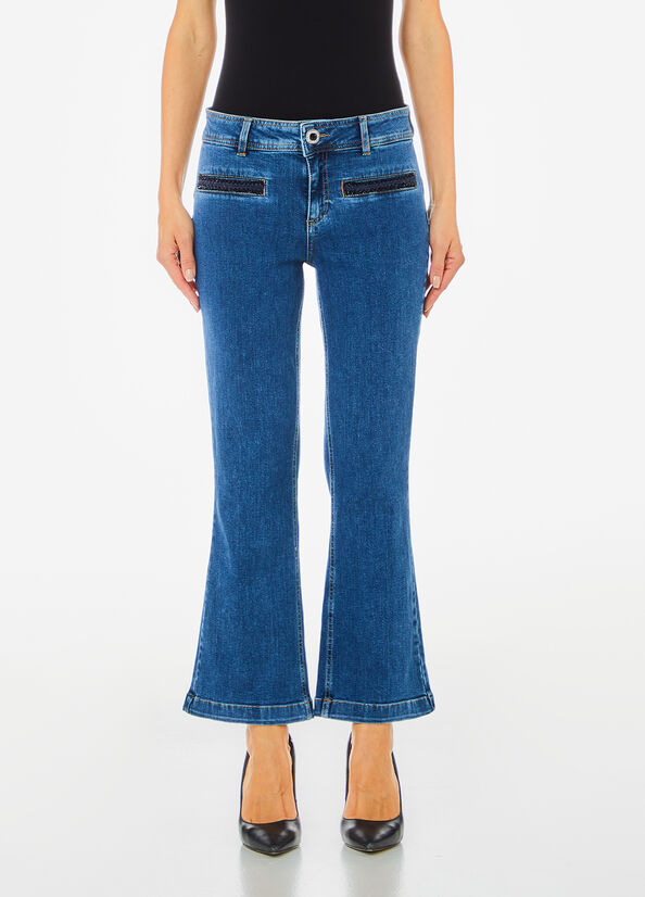 Jeans flare bottom up