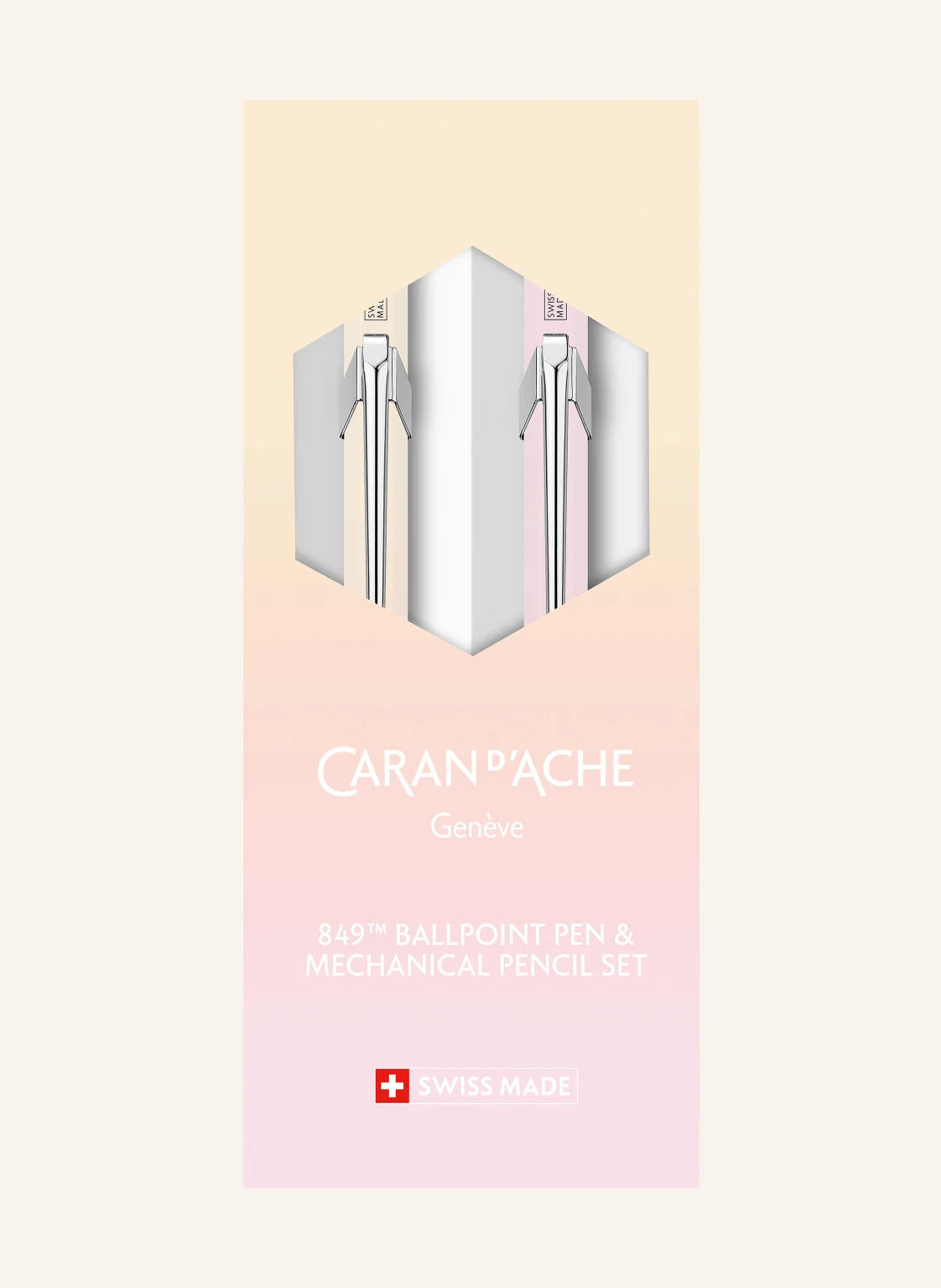 CARAN d'ACHE 2-tlg. Set: Kugelschreiber 849™ und Minenhalter 844