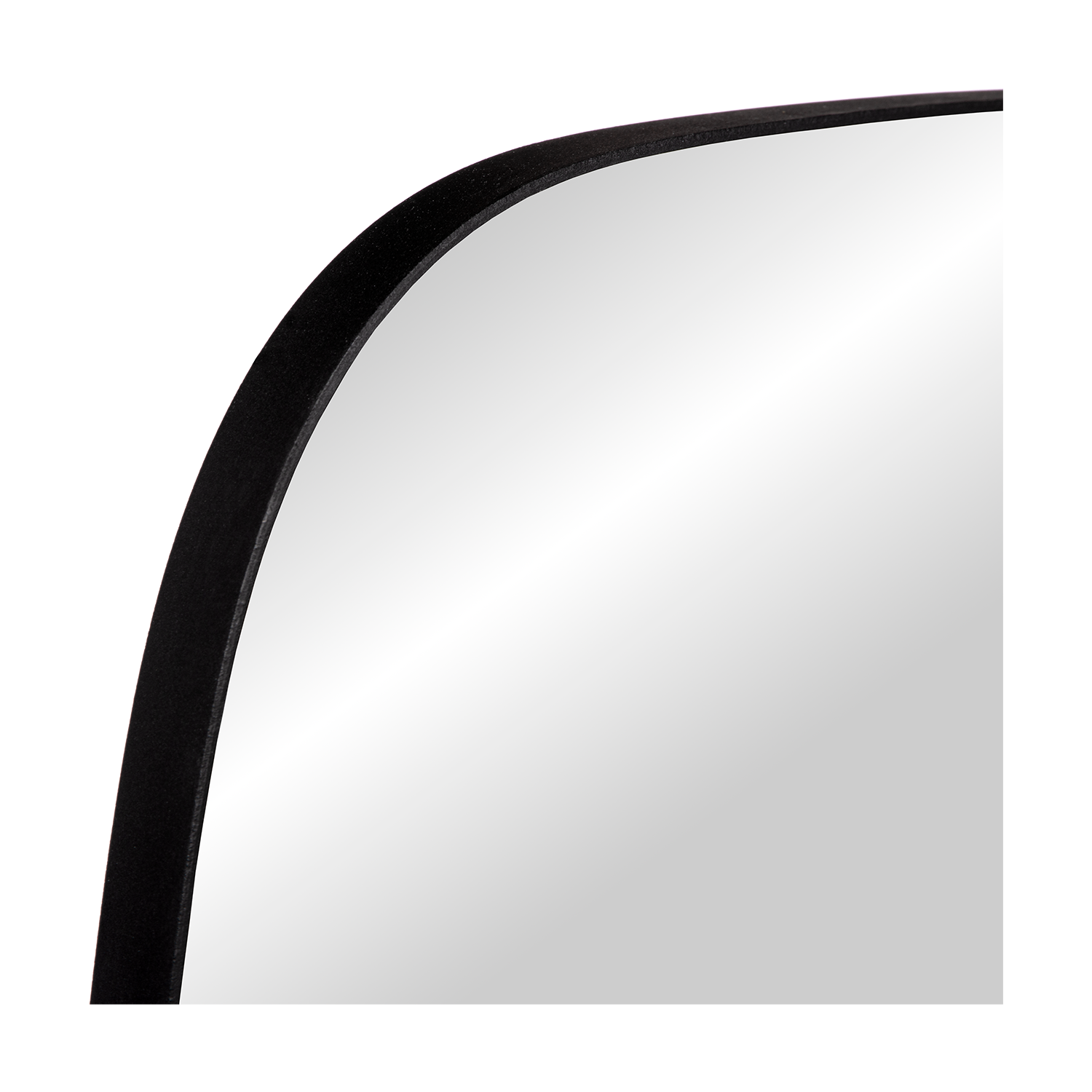 Atmooz Ourence S Spiegel – 66x45cm – Zwart – Ovaal Wandspiegel