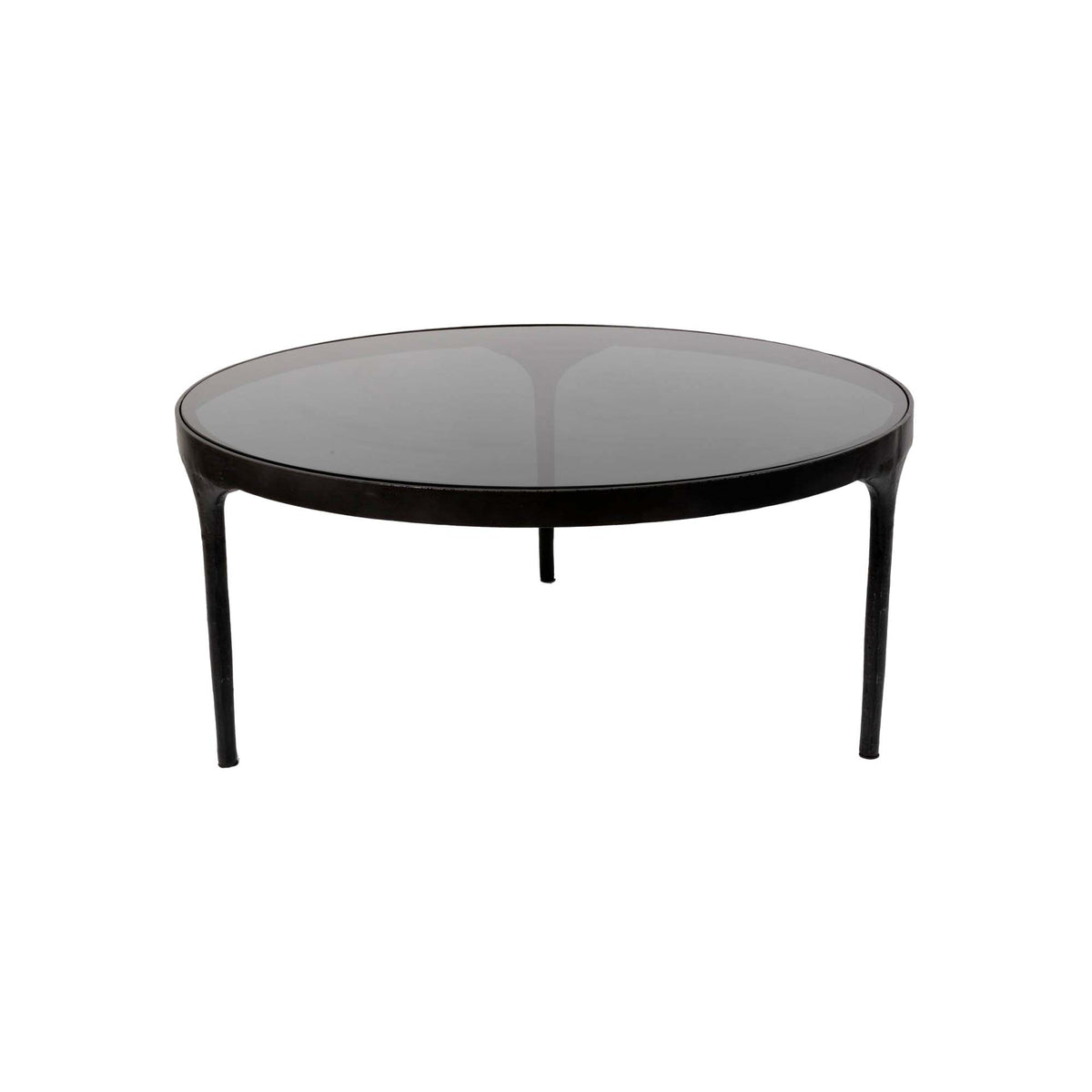 New Routz salontafel Montana large zwart metaal/glas