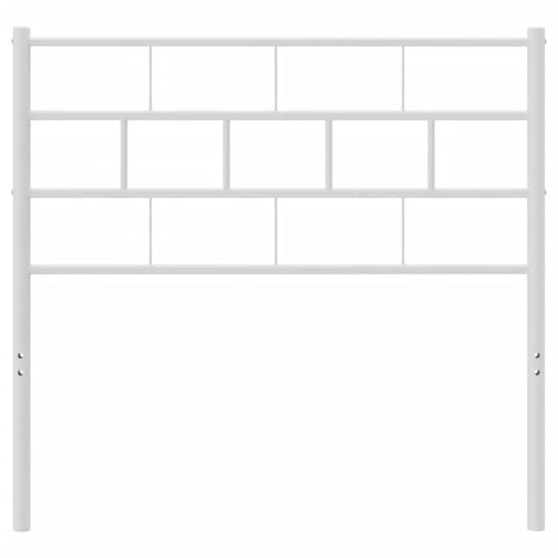 NNEVL Metal Headboard White 90 cm