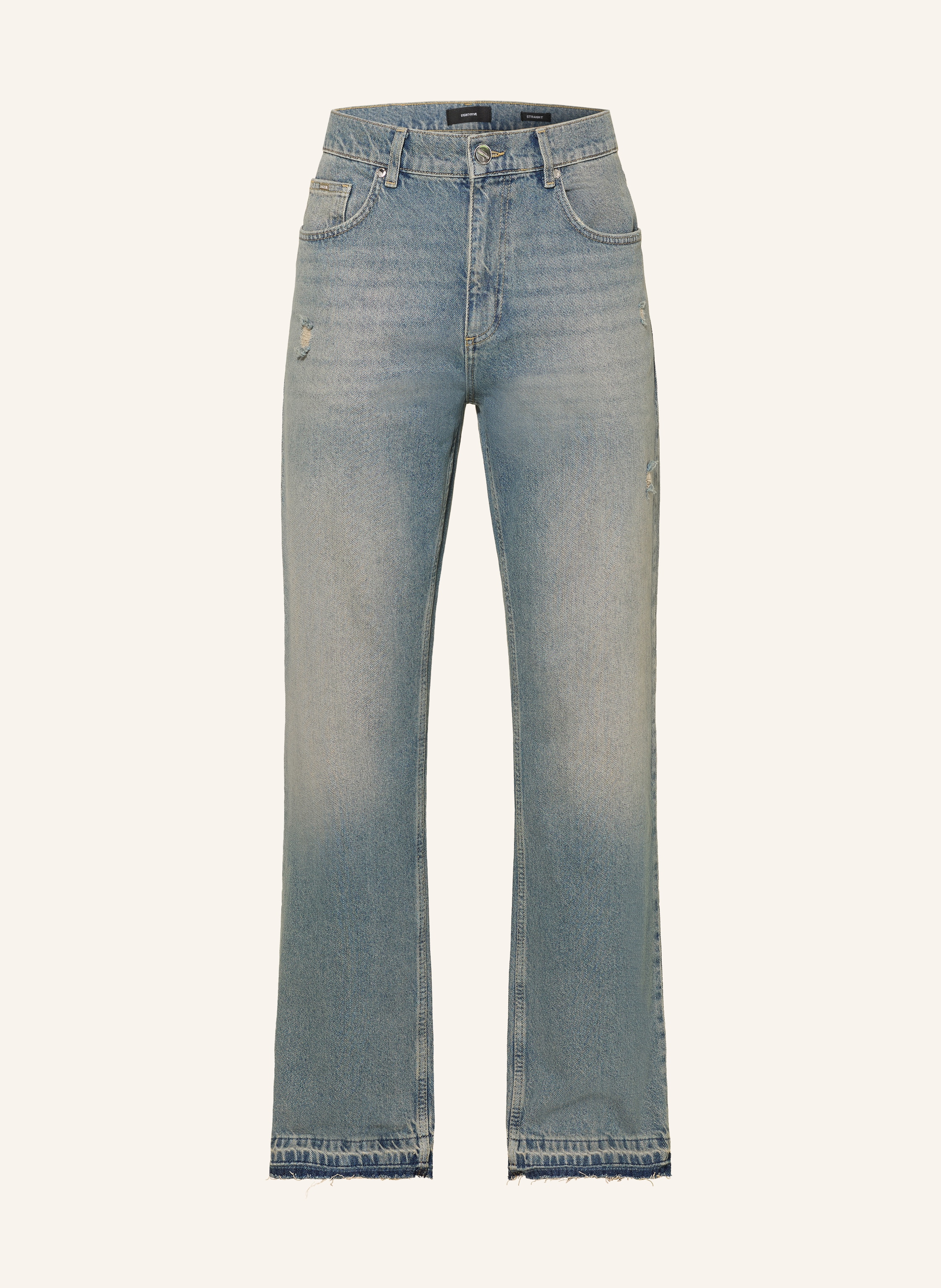 EIGHTYFIVE Destroyed Jeans Straight Fit