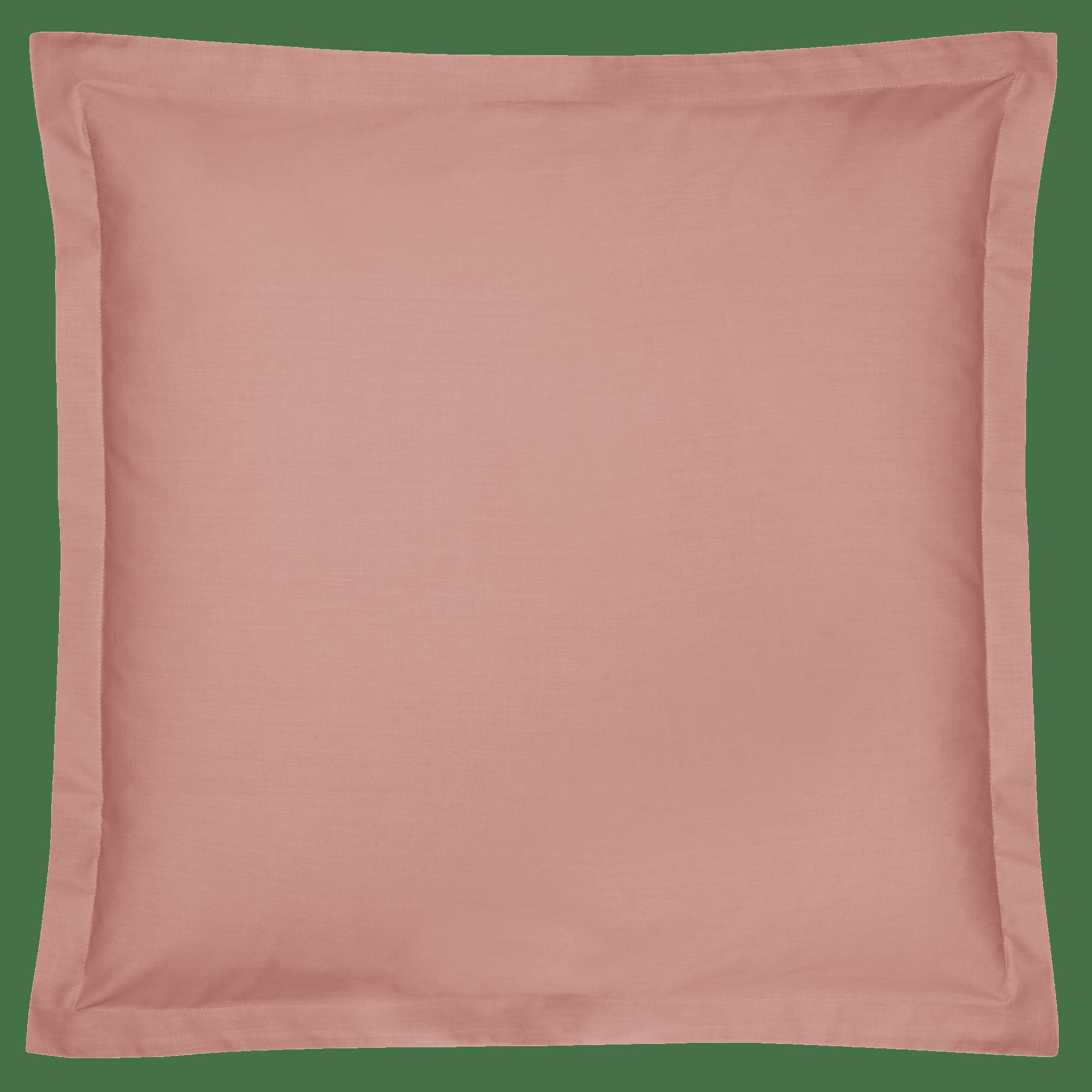 FIL & SENS - Taie en coton bio rose des sables 65 x 65 cm