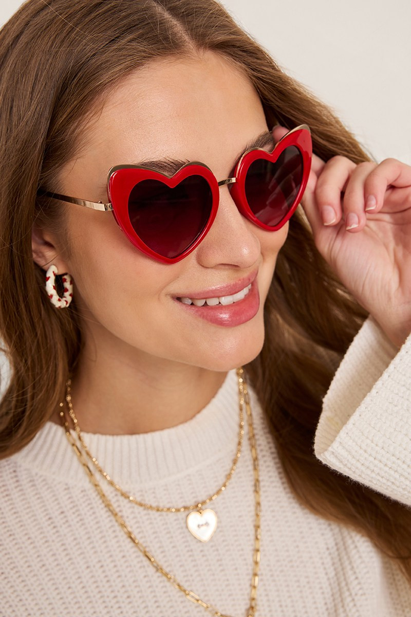 Tara Heart Sleeve Sweater