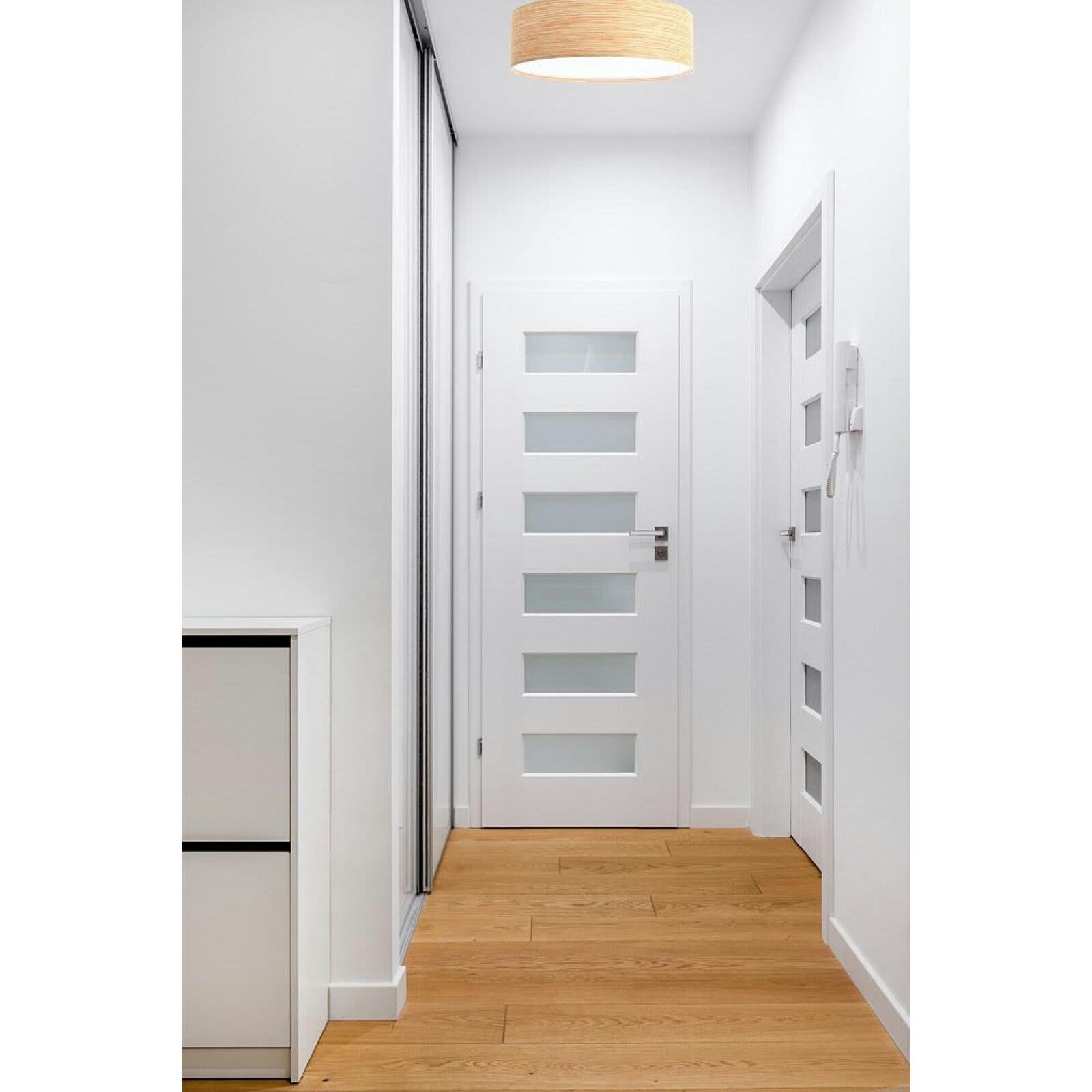 NATURAL - Plafonnier Tissu Bois clair