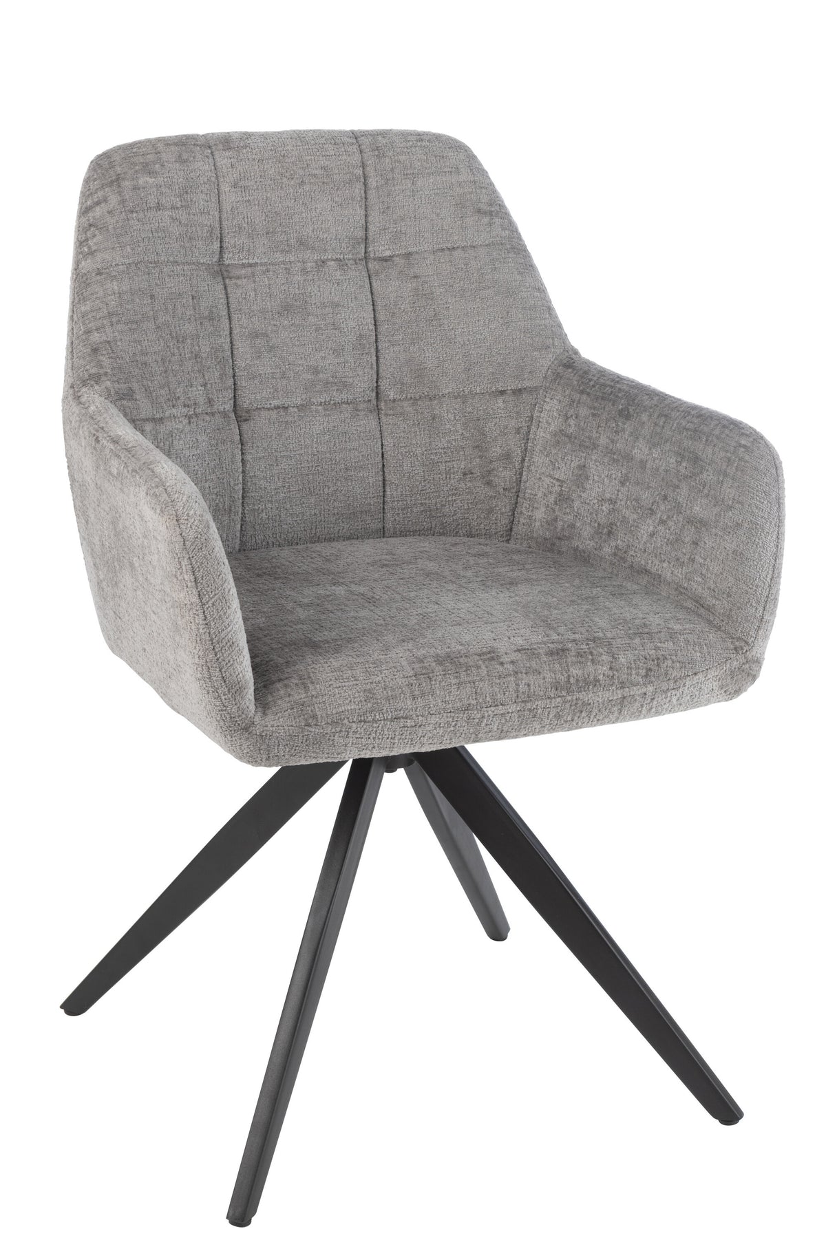 J-Line stoel Louna - ijzer/acryl - grijs