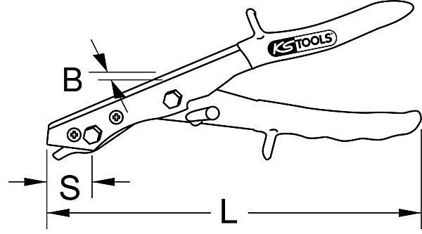 KS Tools - 140.2175 - Grignoteuse