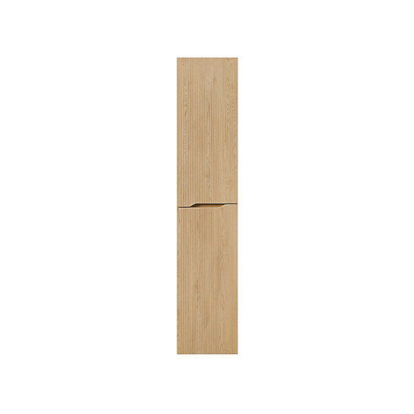 Colonne murale salle de bain 2 portes Isaline Bois