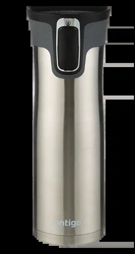 Contigo Insulated Stainless Steel Travel Mug with AUTOSEAL lid, West Loop, 20 oz (591 ml)