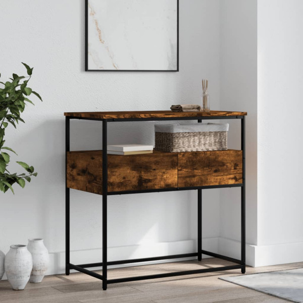 VidaXL Brąz 75 x 40 x 75 cm Materiał drewnopochodny