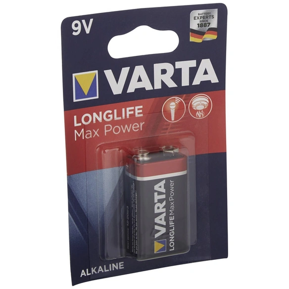 Batterie, LONGLIFE, 9-V-Block, 9 V