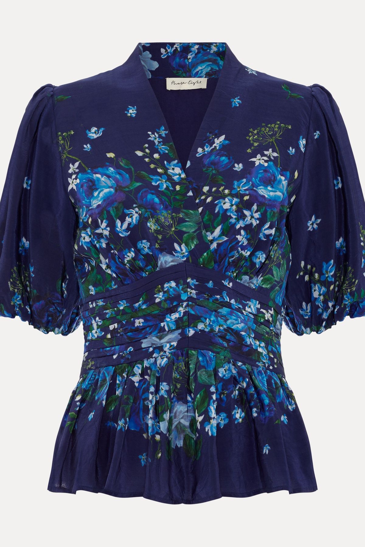 Phase Eight Safa Puff Sleeve Floral Blouse