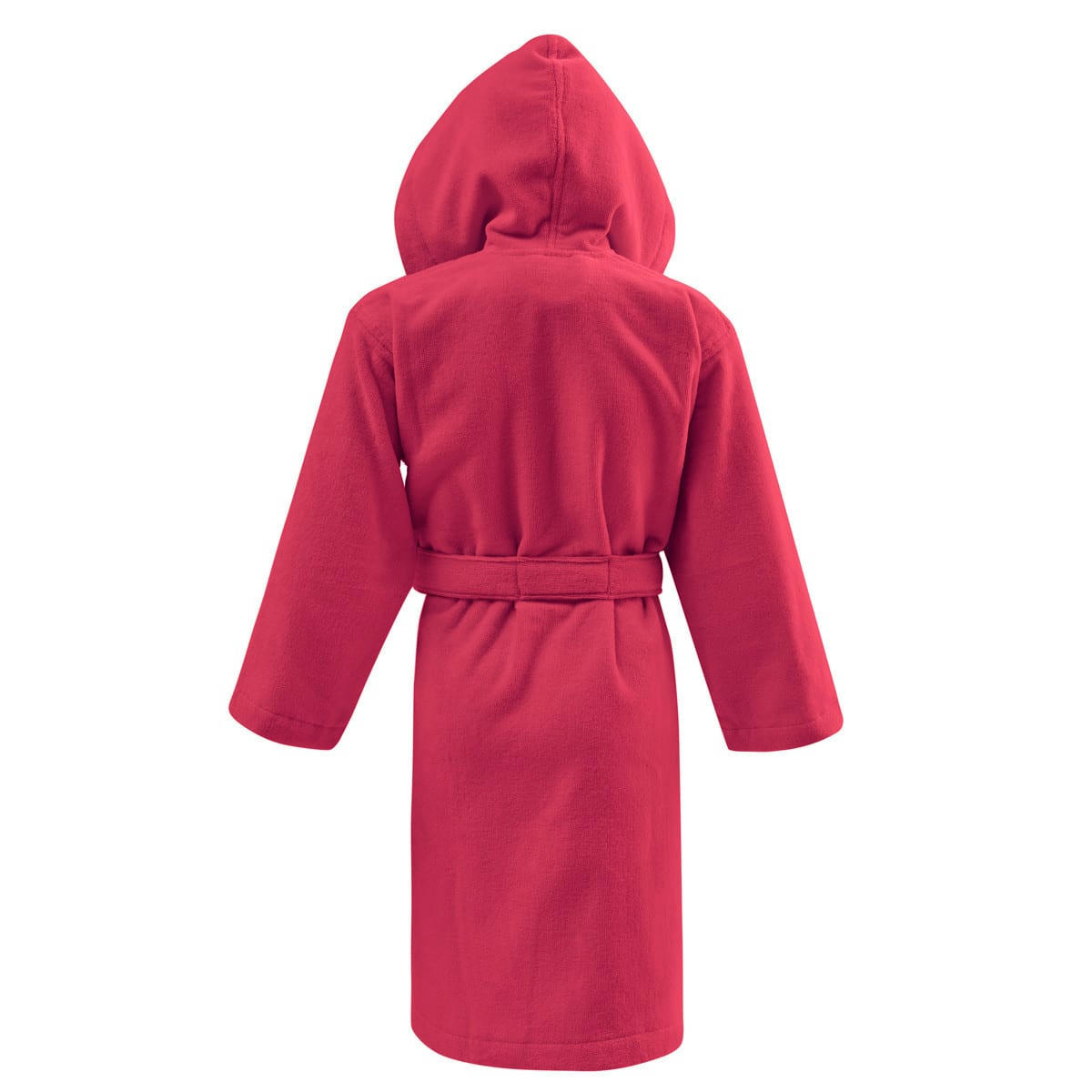 CONSTANTIN & CONSTANTINE - Peignoir enfant velours à capuche  fushia 04 ans