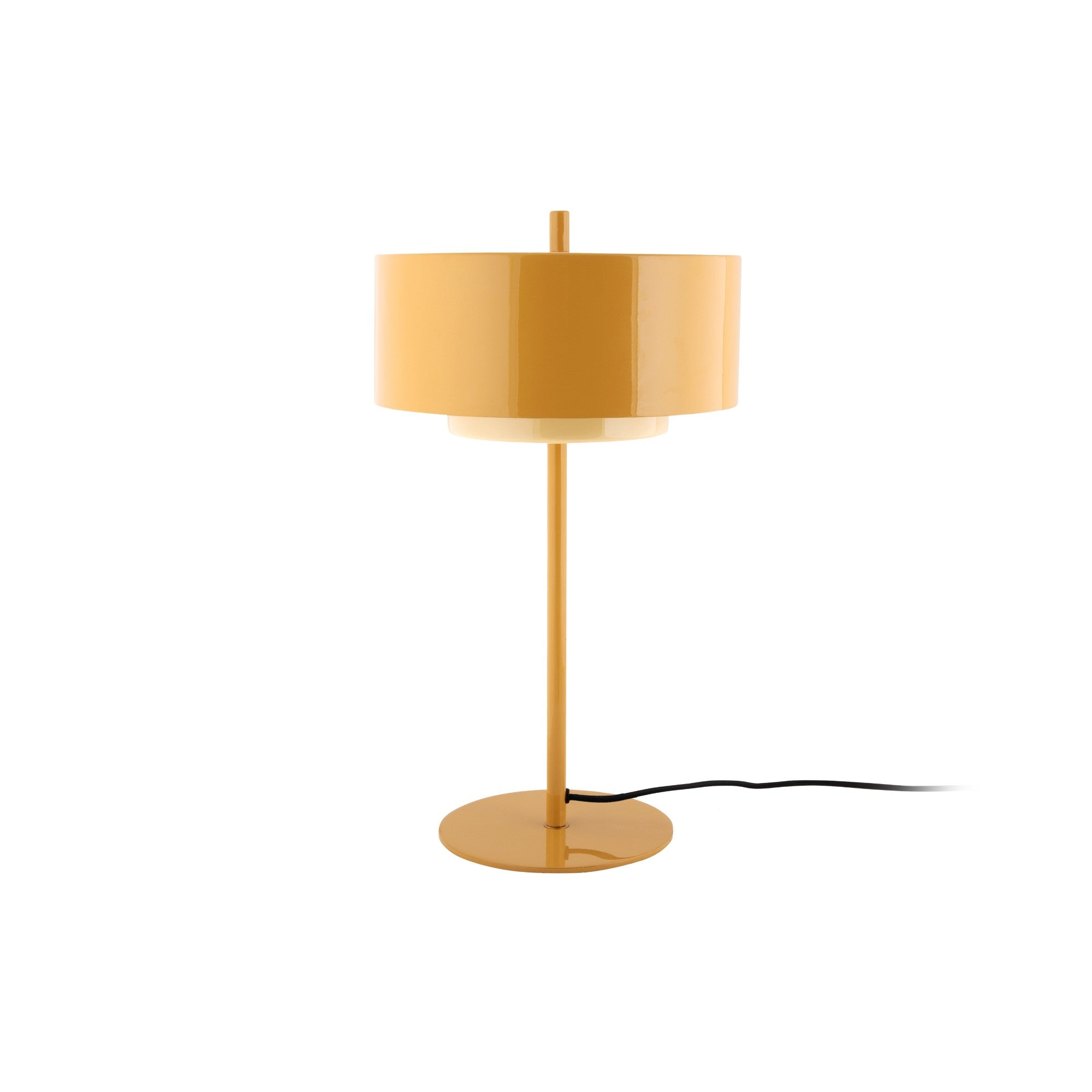 Leitmotiv tafellamp Grato Anillo - geel - Ø29cm