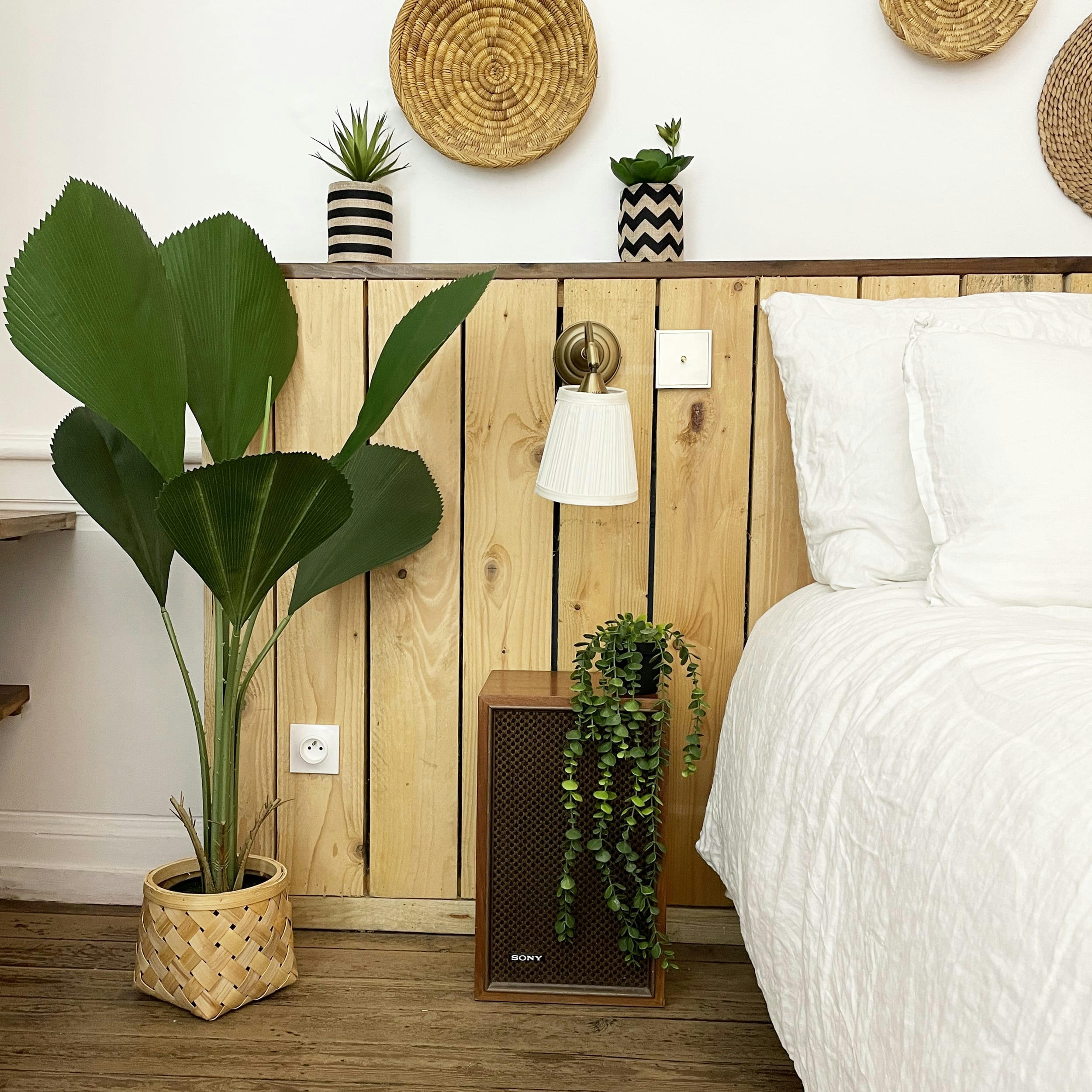 - Palmier artificiel cuillère licuala 110cm