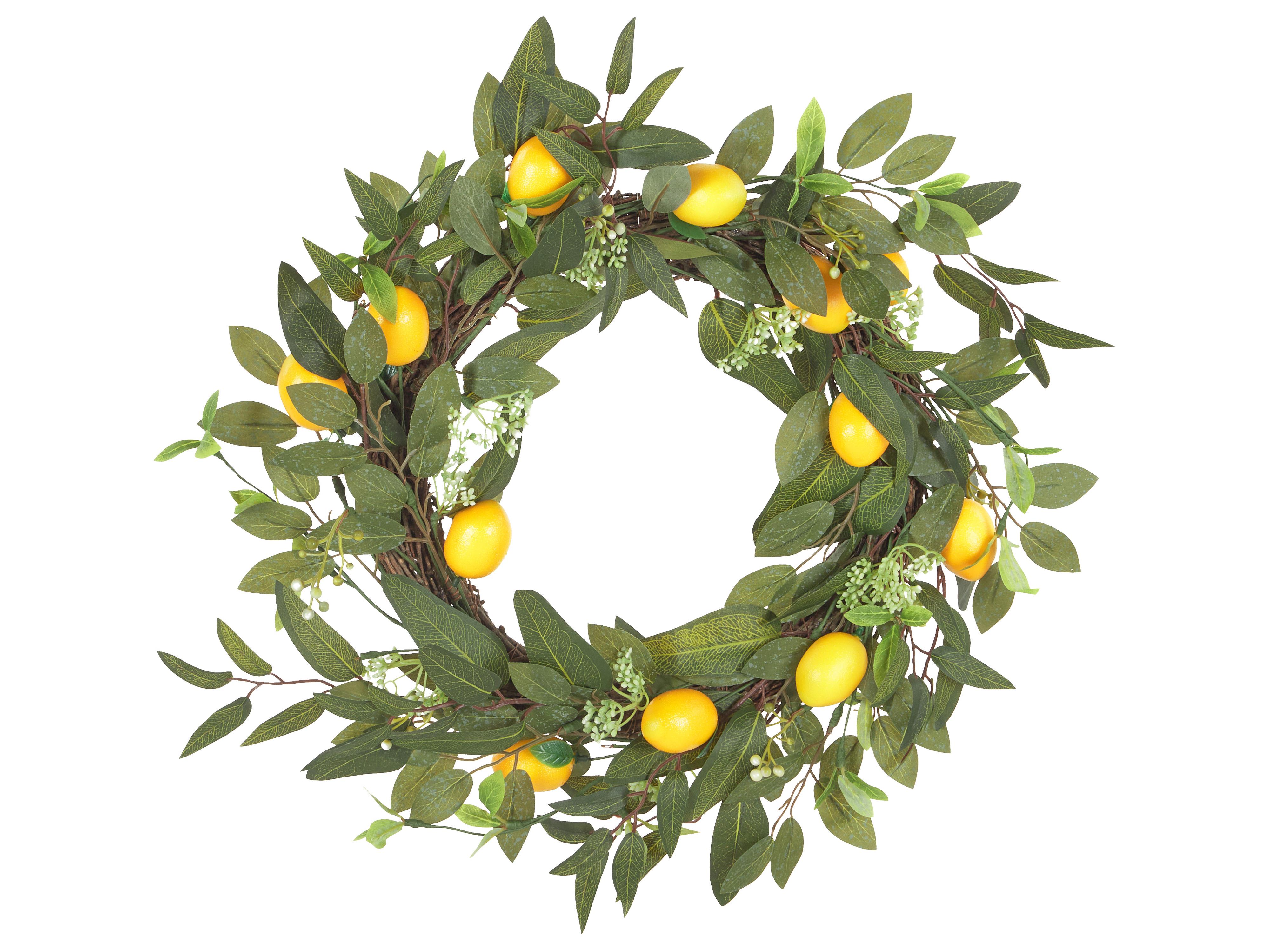 Decorative Wreath LENRUN 50 cm Green