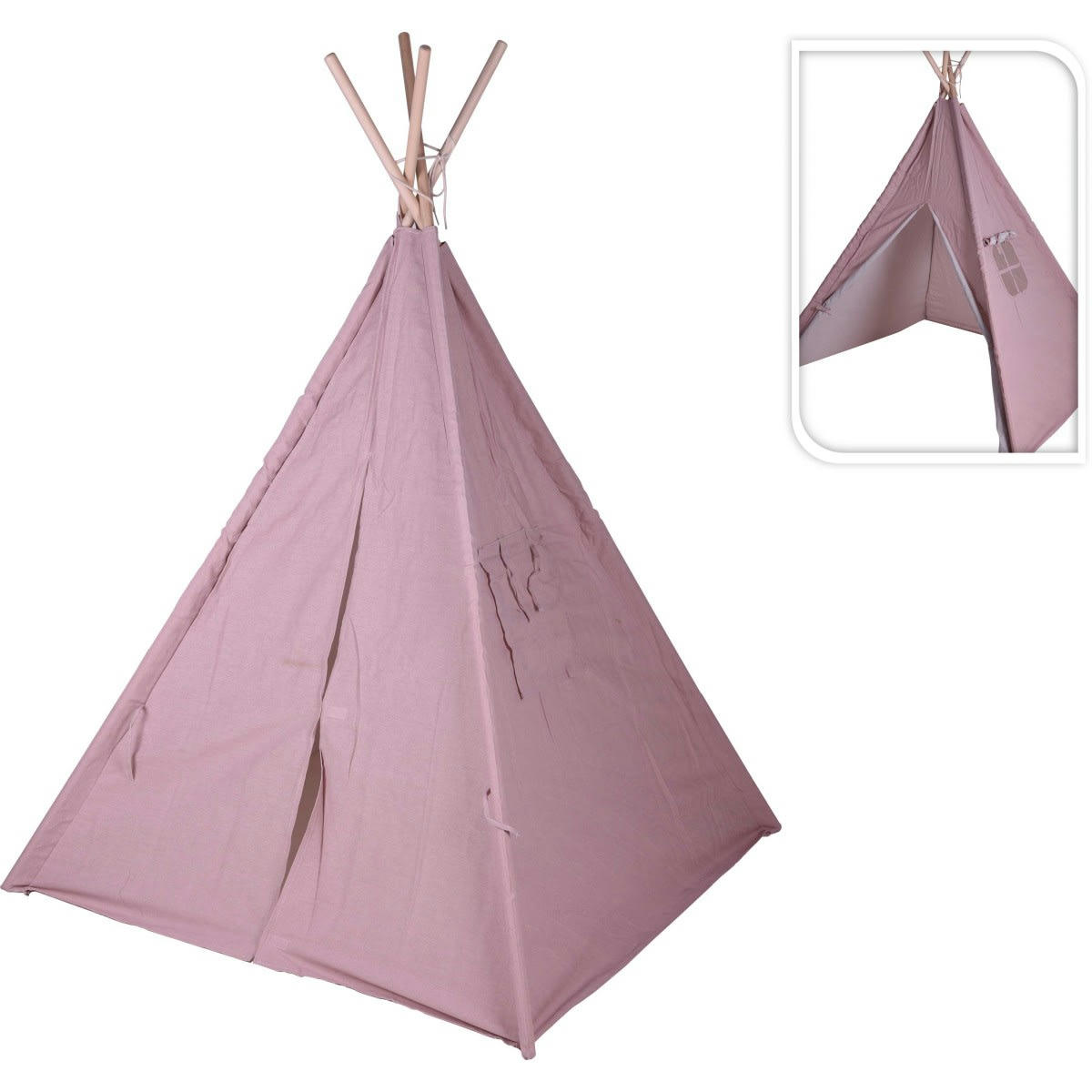 - Tente de jeu pour enfant tipi rose