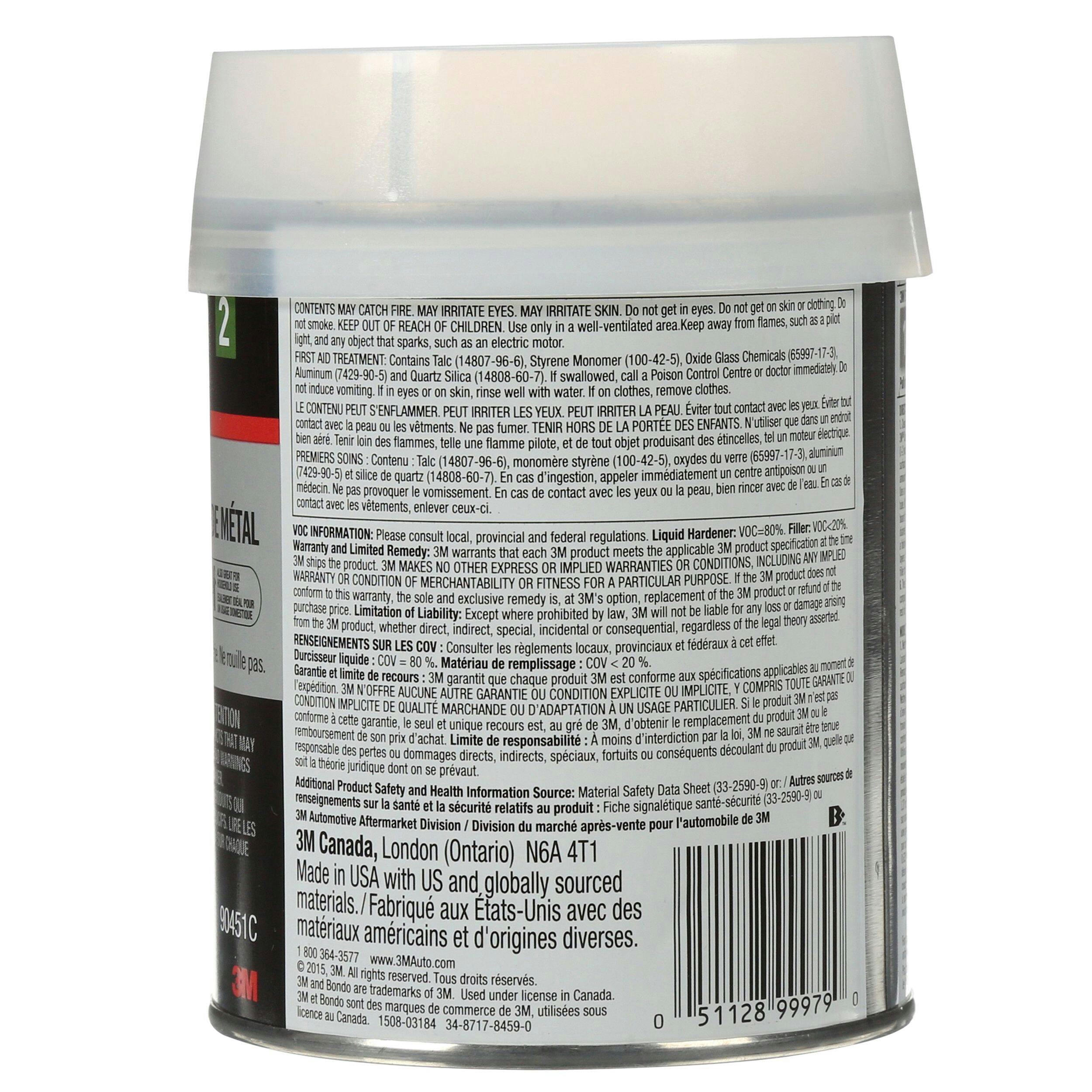 Bondo Metal Reinforced Filler, 331-mL