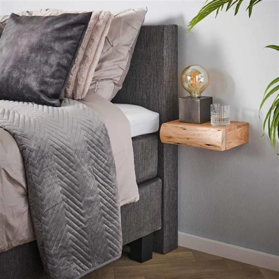 Set van 2 nachtkastjes 30 cm Moxy-massief acacia